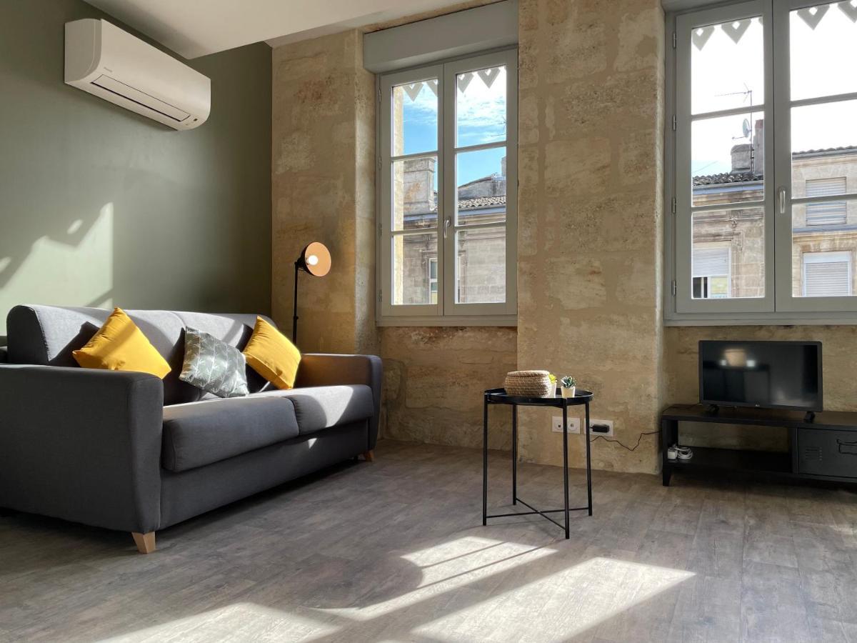 Magnifique Appartement Pour 2 Avec Climatisation Et Belle Pierre Bordelaise Bordeaux Ngoại thất bức ảnh